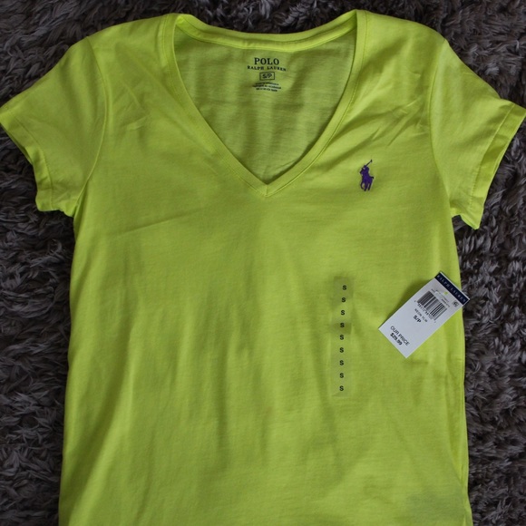 ralph lauren v neck t shirt women's